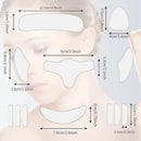 16 Pçs Reutilizável Silicone Anti-rugas Rosto Testa Adesivo