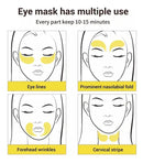 Kit 60 Máscaras Trata Olheiras Colágeno Adesivo Antirrugas